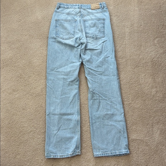 Zara Long Length Straight Leg Jeans Size 4 - Picture 5 of 7